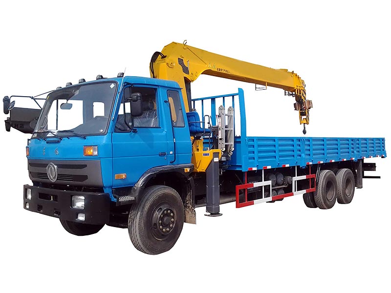 Dongfeng DFD1254GJ2 6x4 8T Truck Mounted With Crane